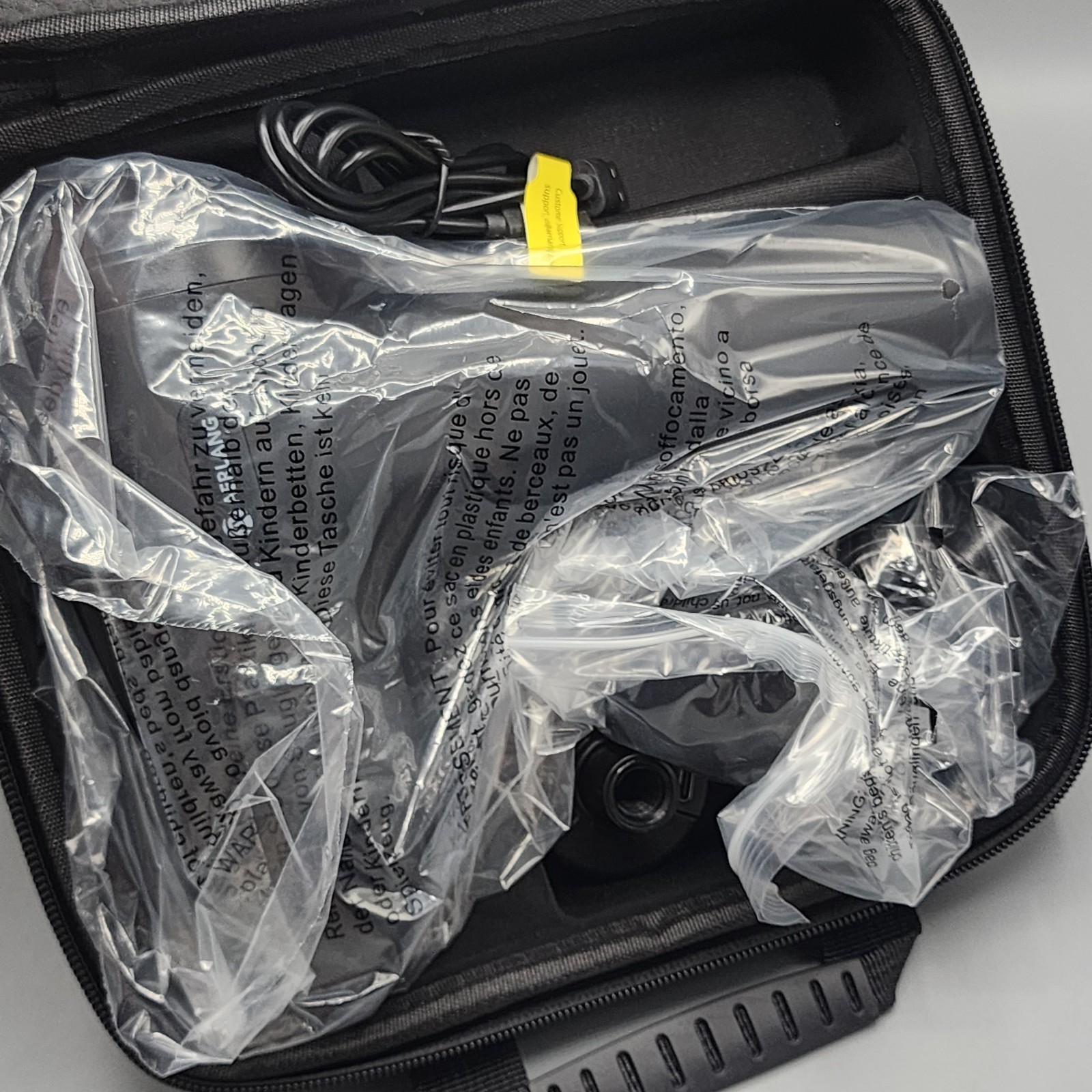 AERLANG Massage Gun Percussion Handheld Full Body Black with Carrying Case