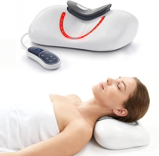 4‑in‑1 Shiatsu Neck & Back Massager w/ Heat Vibration EMS Airbag – Cordless