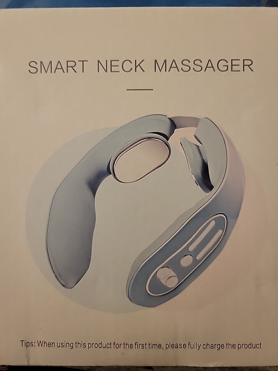 Smart Neck Massager:Heating Lightweight Micro Electric Massager Usb charging
