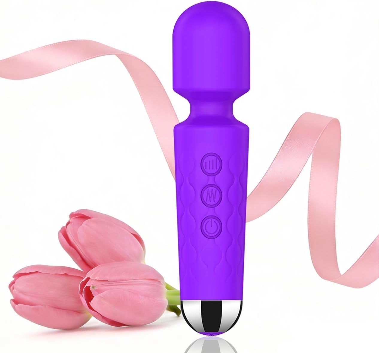 Waterproof Personal Massager with 20 Speeds & 8 Patterns for Complete Relaxation