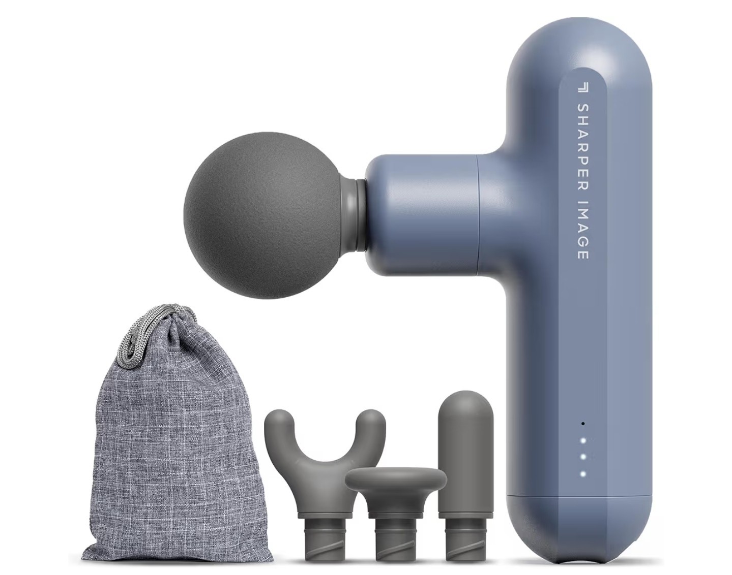 Sharper Image Massage Gun Powerboost Move Aero Mini Deep Tissue Percussion