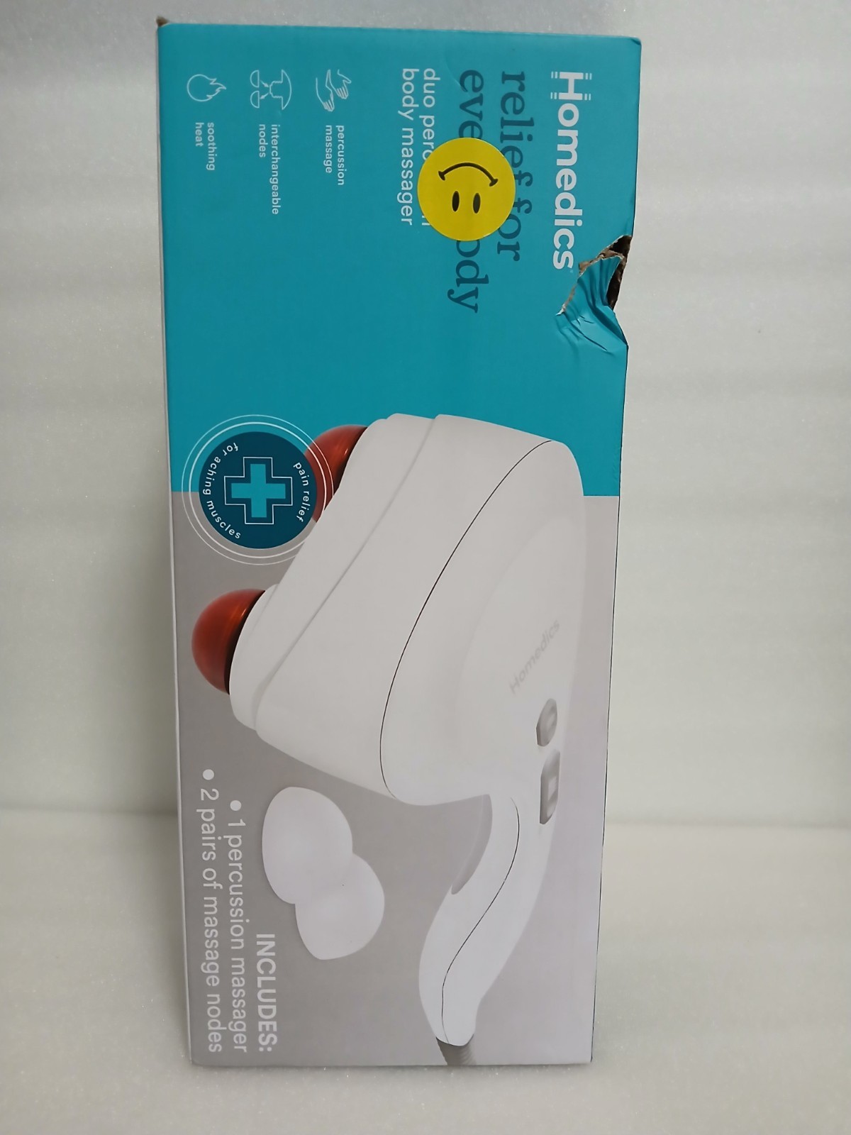 Homedics relief for everbody duo percussion body massage