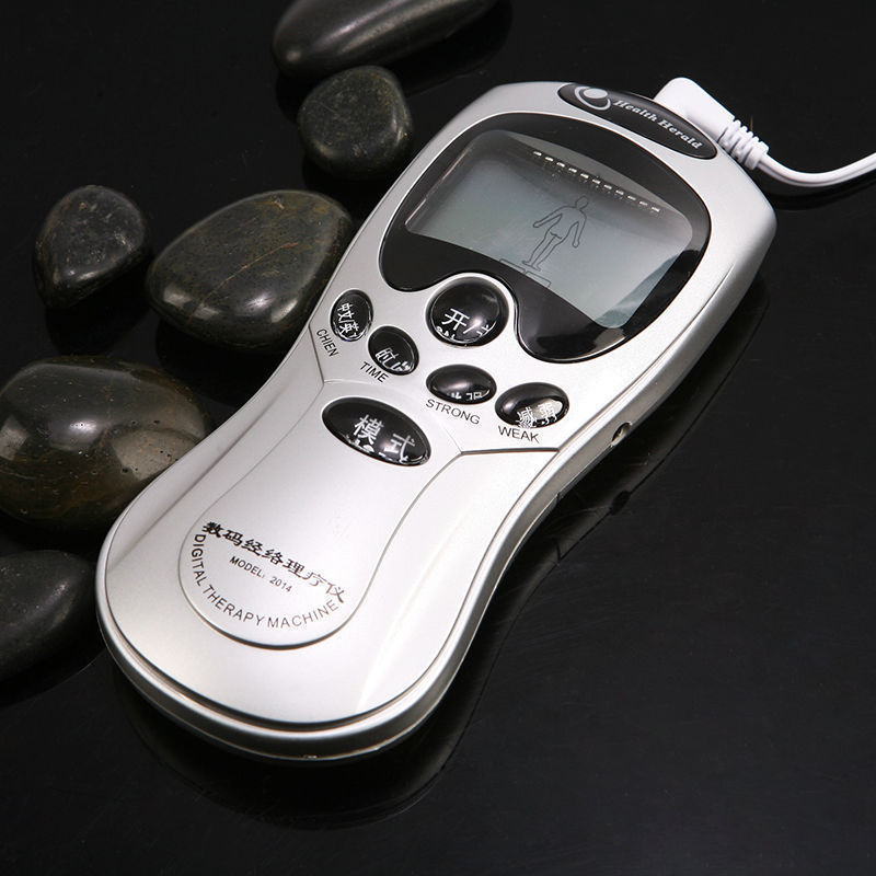 DIGITAL MASSAGER THERAPY MACHINE W/ELECTRONIC MULTI-FUNCTION +8 PADS, ELECTRODES