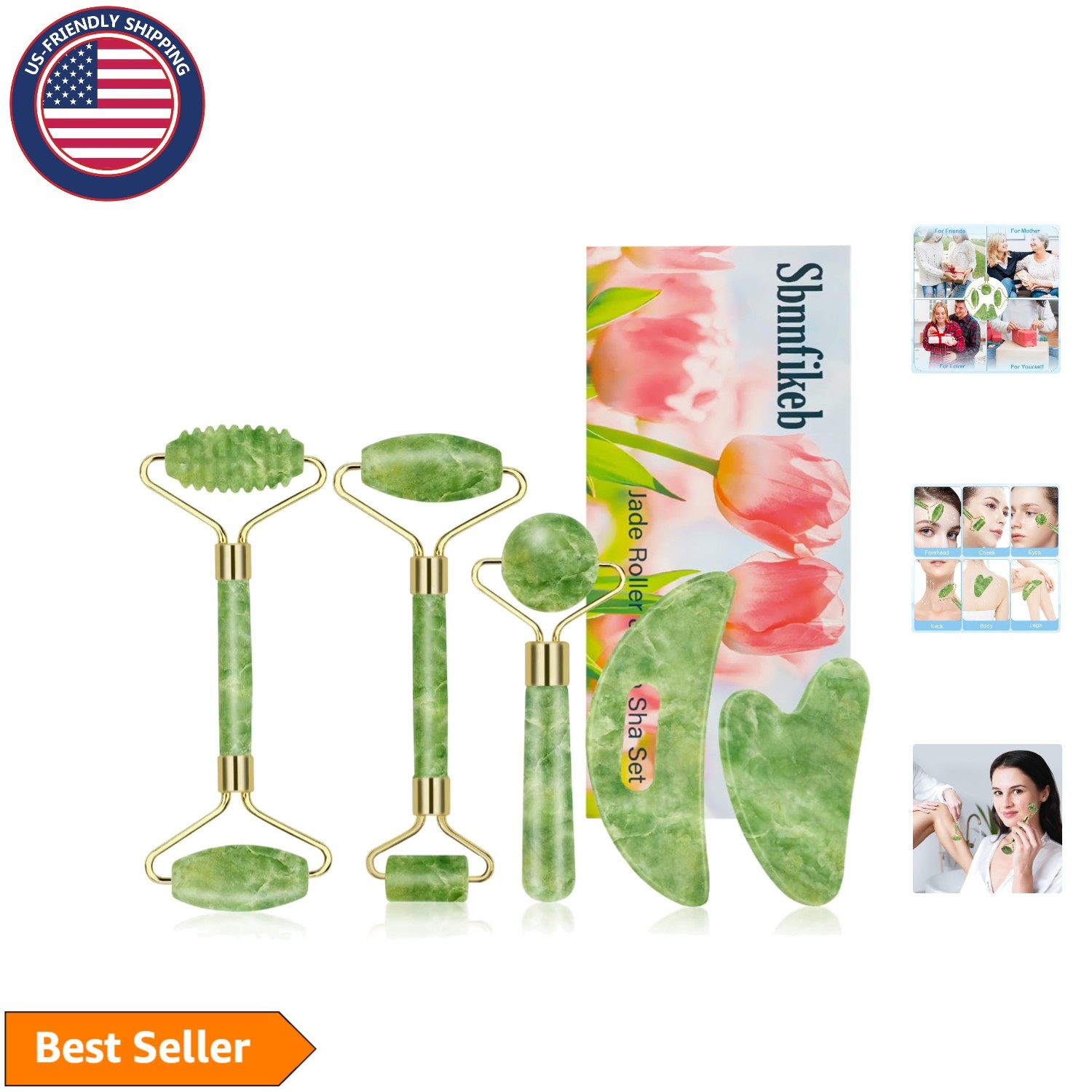 5-in-1 Xiuyan Jade Facial & Body Massage Set
