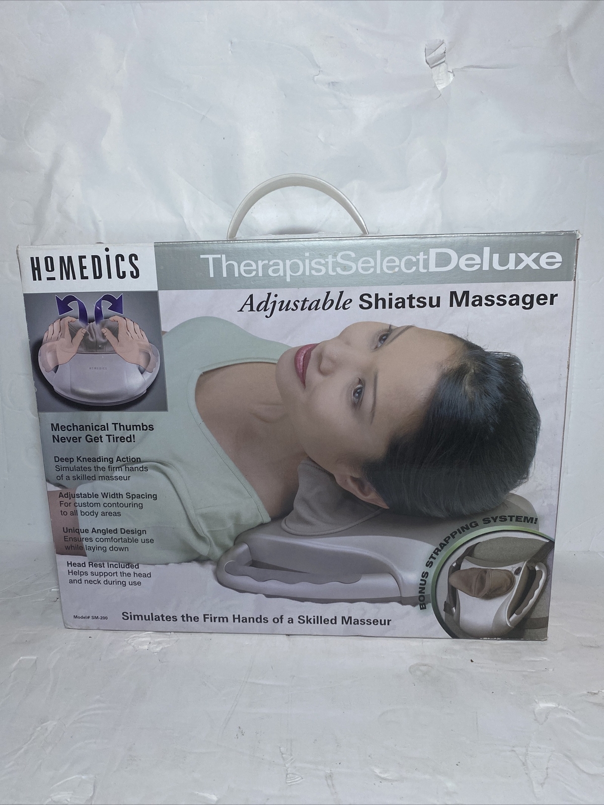 HoMedics SM-200 Therapist Select Deluxe Adjustable-Spacing Shiatsu Massager