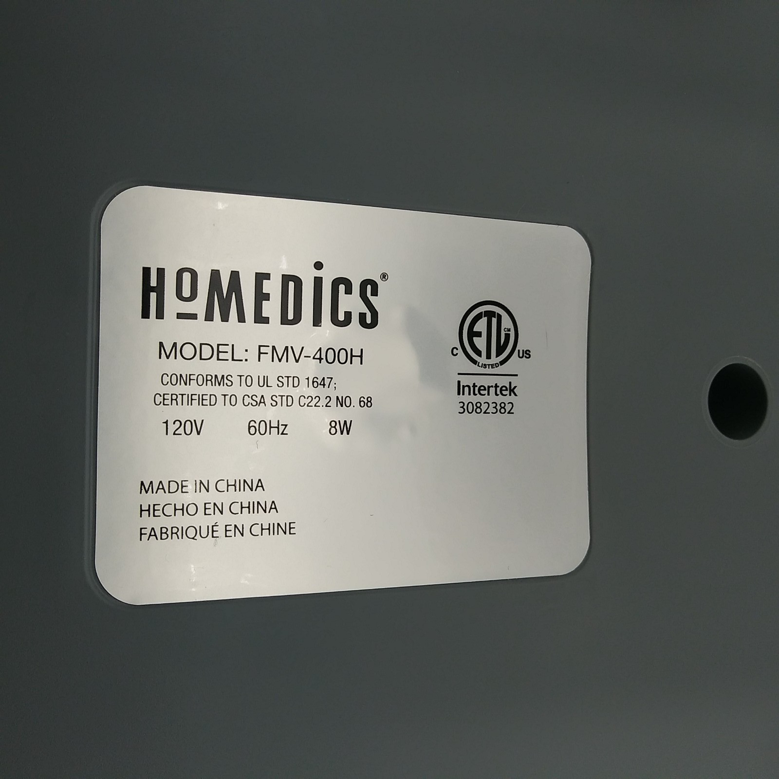 Homedics FMV-400H Foot Massager with Heat – Tested & Working – Black/Burgundy