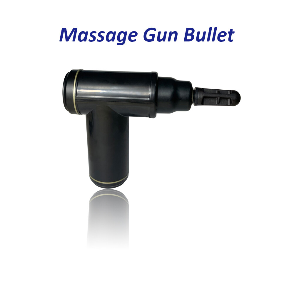 Massage Gun Deep Tissue Percussion Muscle Relax Massager + 4 Heads Massage Gun