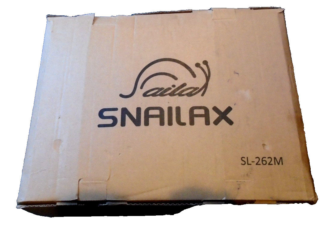 Snailax Memory Foam Vibration Back Massager with Heat Model: SL-262M