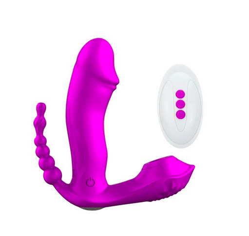 WATERPROOF WIRELESS MULTIPLE VIBRATING HEATED WOMEN PERSONAL SUCTION MASSAGER