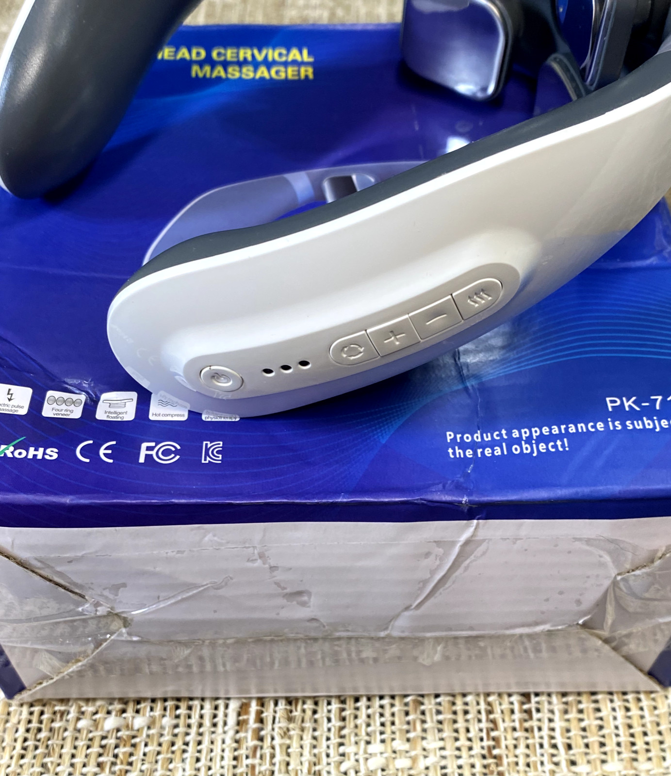 Unbranded Four Head Cervical Vertebrae Massager NIB **READ DETAILS**