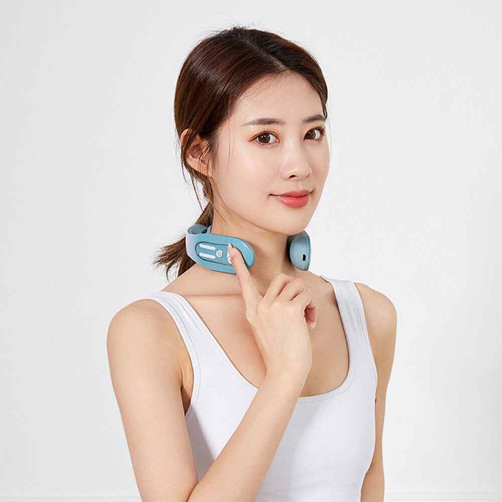 Smart Neck Massager Heating Lightweight Micro Electric Massager Usb charging