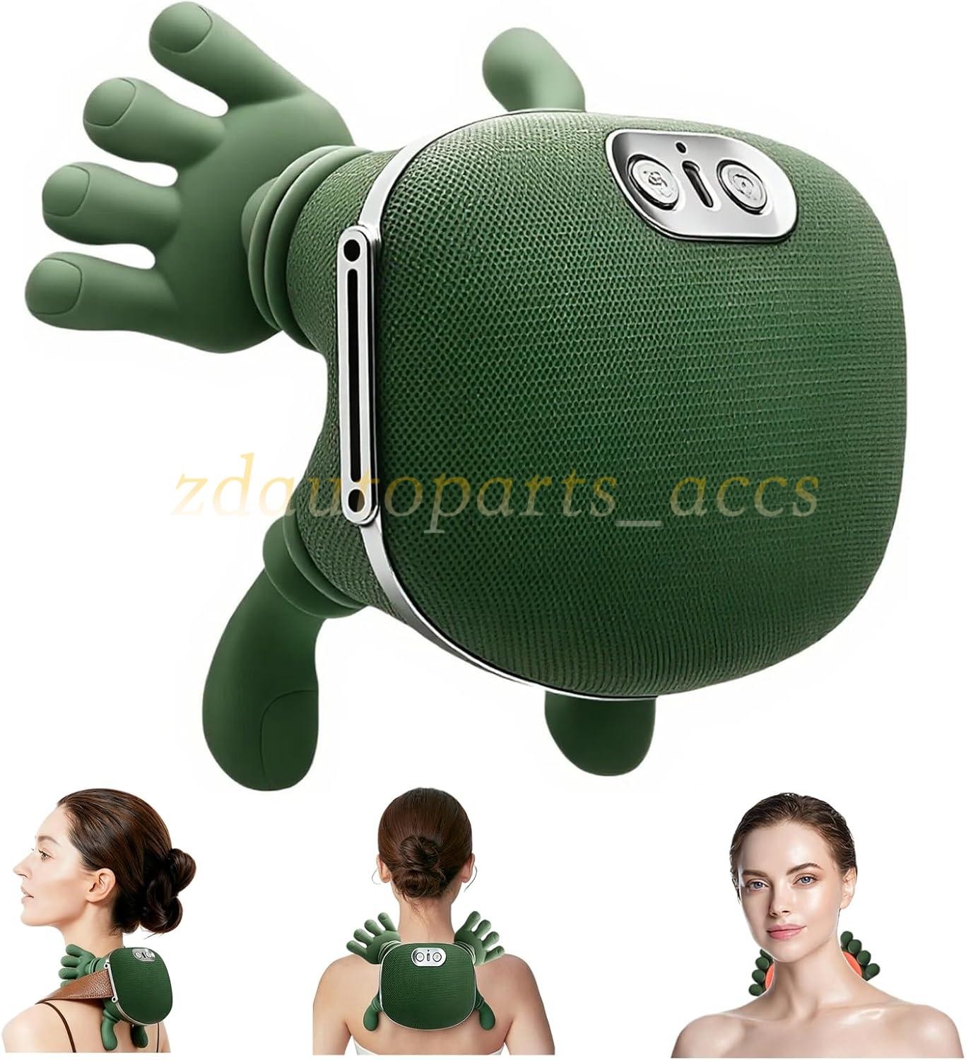 4D Neck Massager with Heat – Neck and Back Shiatsu Massager for Relieve Fatigue