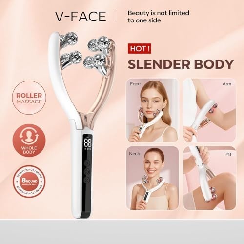 Facial Massager Face & Neck Roller for Women Rechargeable Skin Care