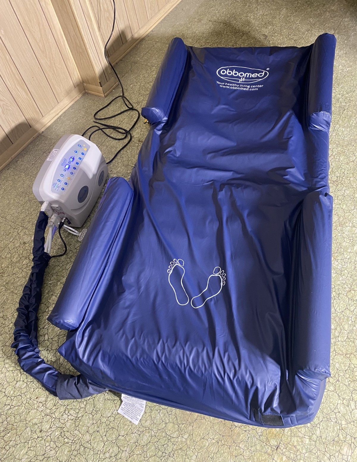 obbomed OB-2650 Air Compression Vibrating Leg & Foot Massager Heated 110V