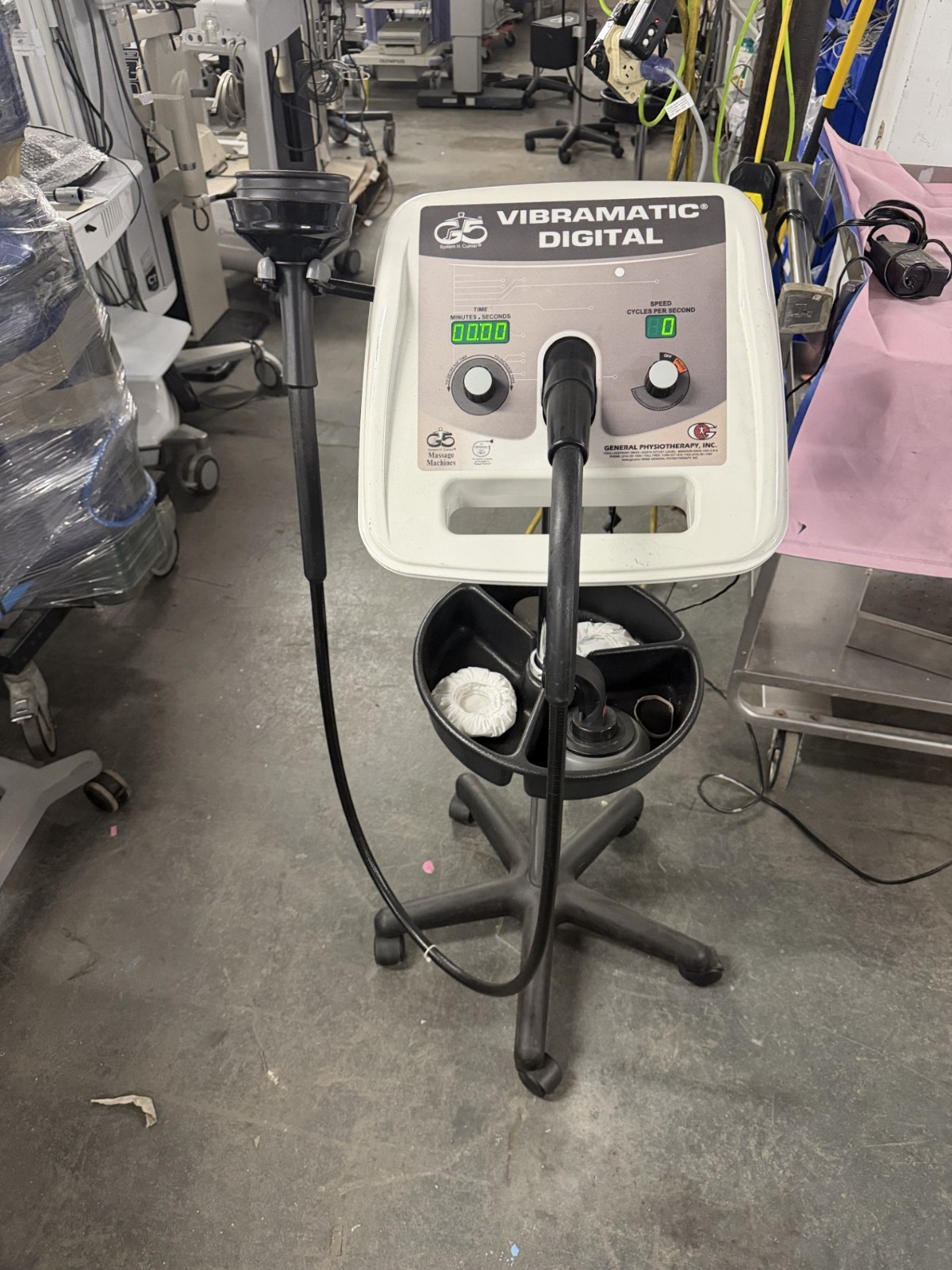 G5 Vibramatic Therapy Massager with cart