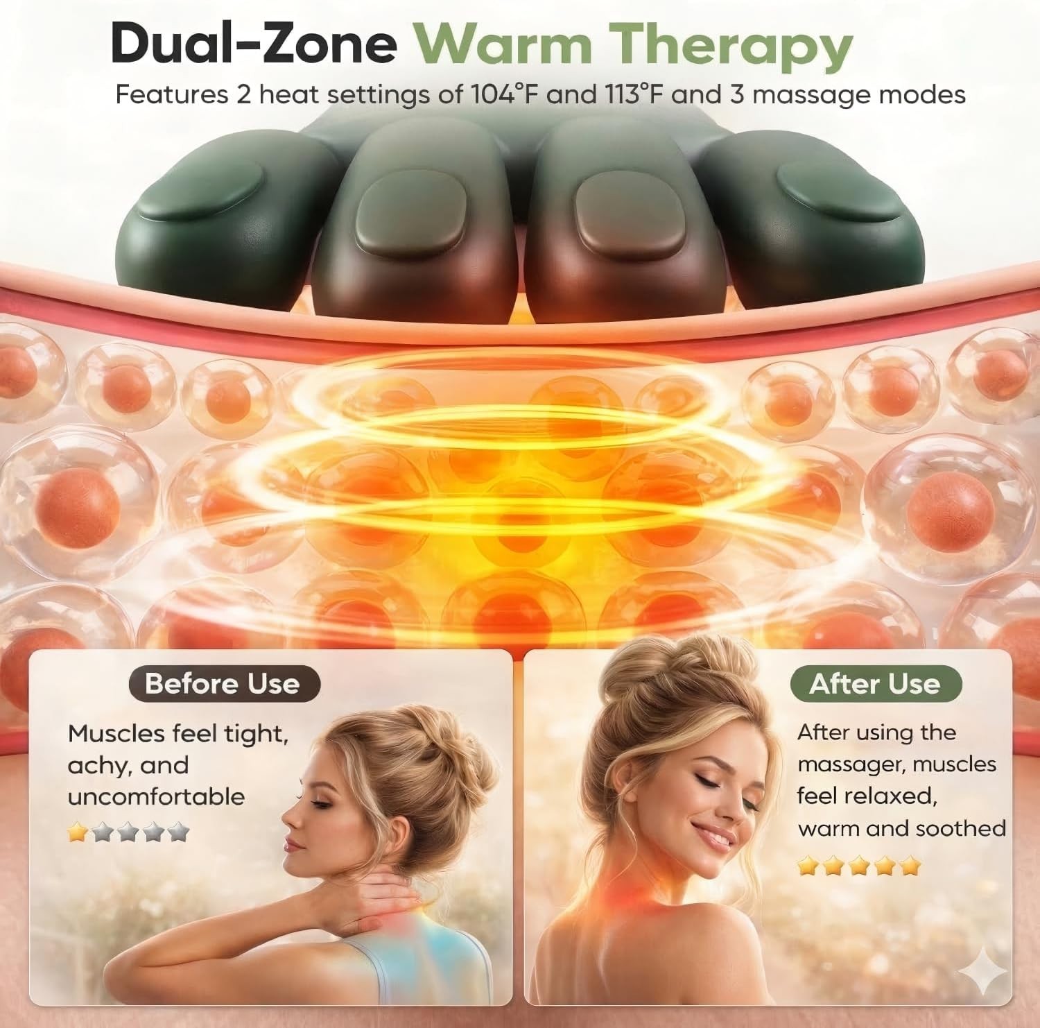 Lightweight N7 Bionic Neck and Shoulder Massager – Ultimate Relaxation at Home