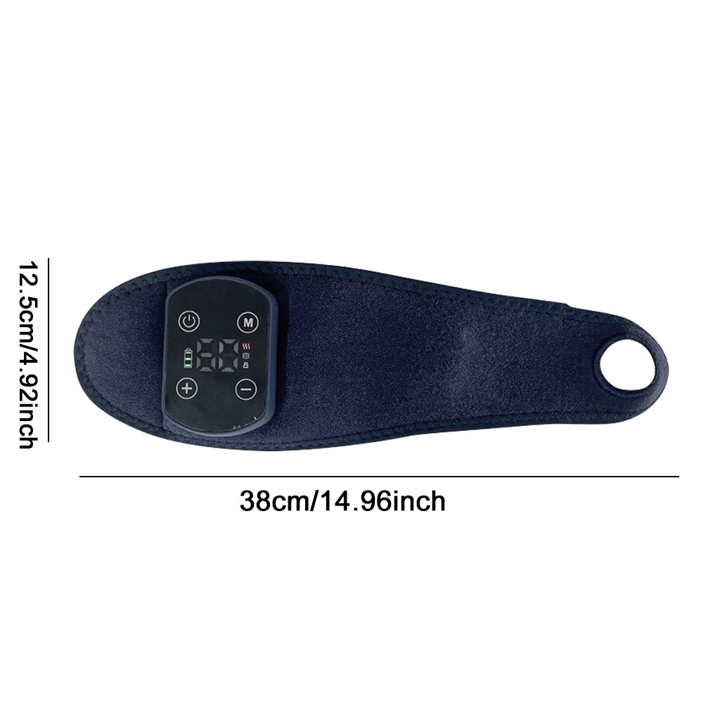 Cordless Hand Wrist Massager Pain Relief w/ 5 Heat Levels and 3 Vibration Modes
