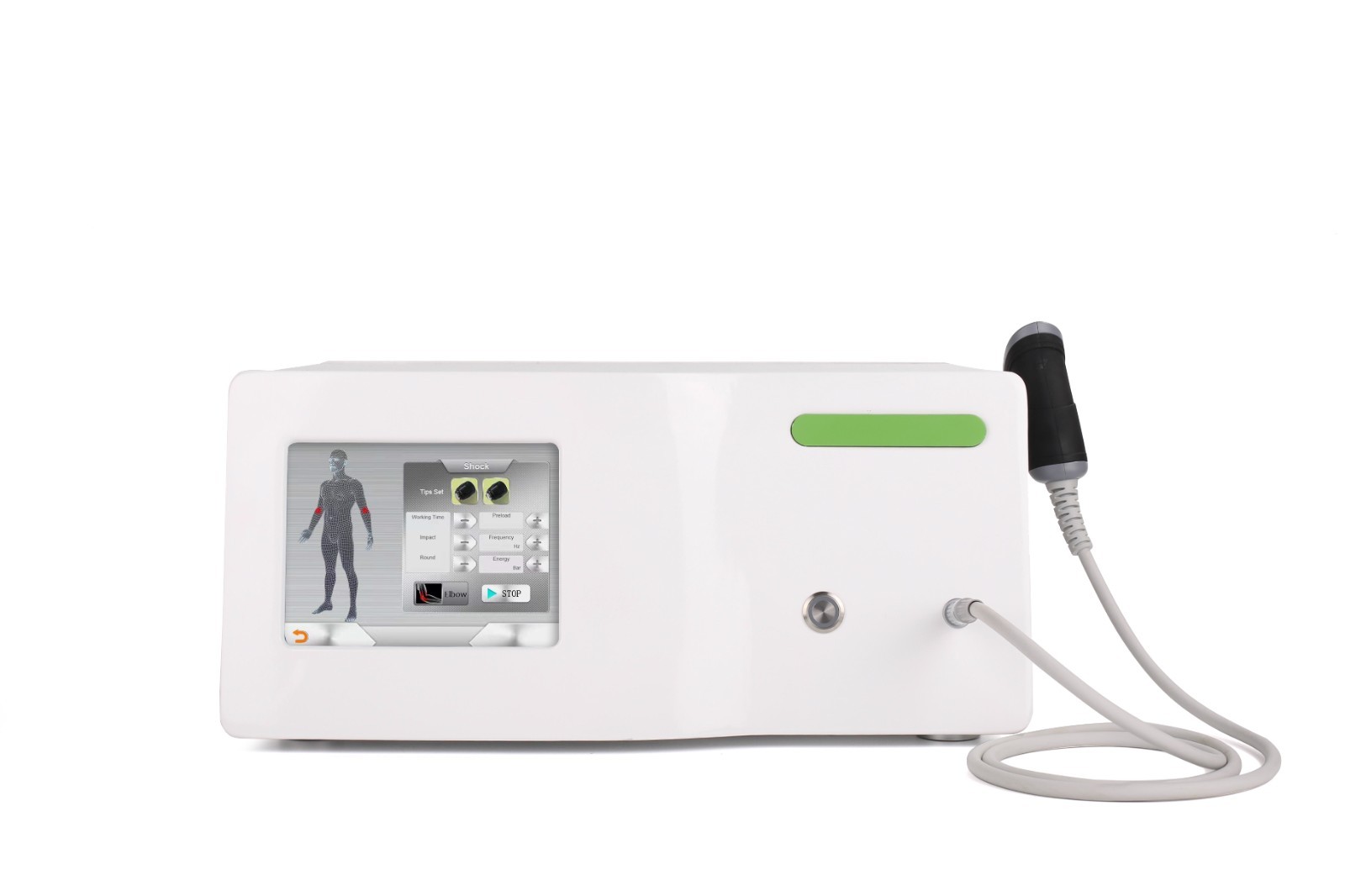 10Bar Pneumatic Shockwave ED Therapy Shock Wave Machine Deep Relief Chronic Pain