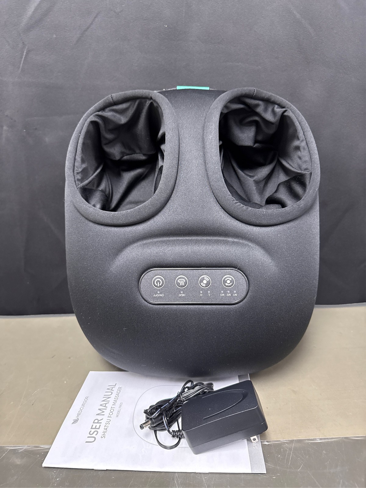 Medcursor Foot Massager Machine with Heat, Rolling, Deep Kneading, Shiatsu Foot