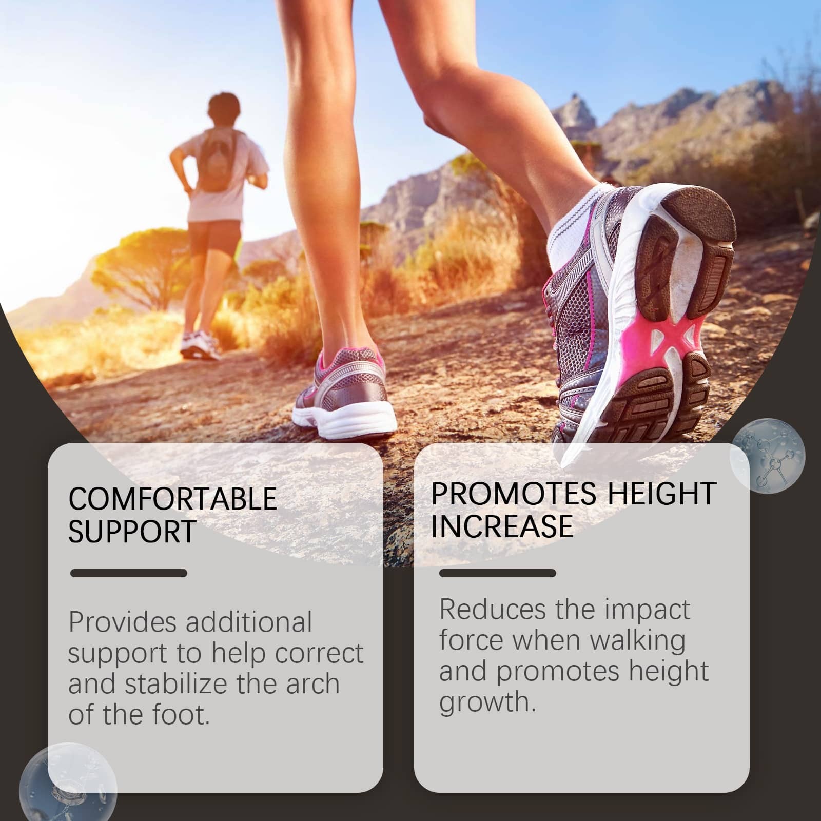 Orthotic Metatarsal Support Arch Correction Shoe Insoles Insert Foot Pain Relief