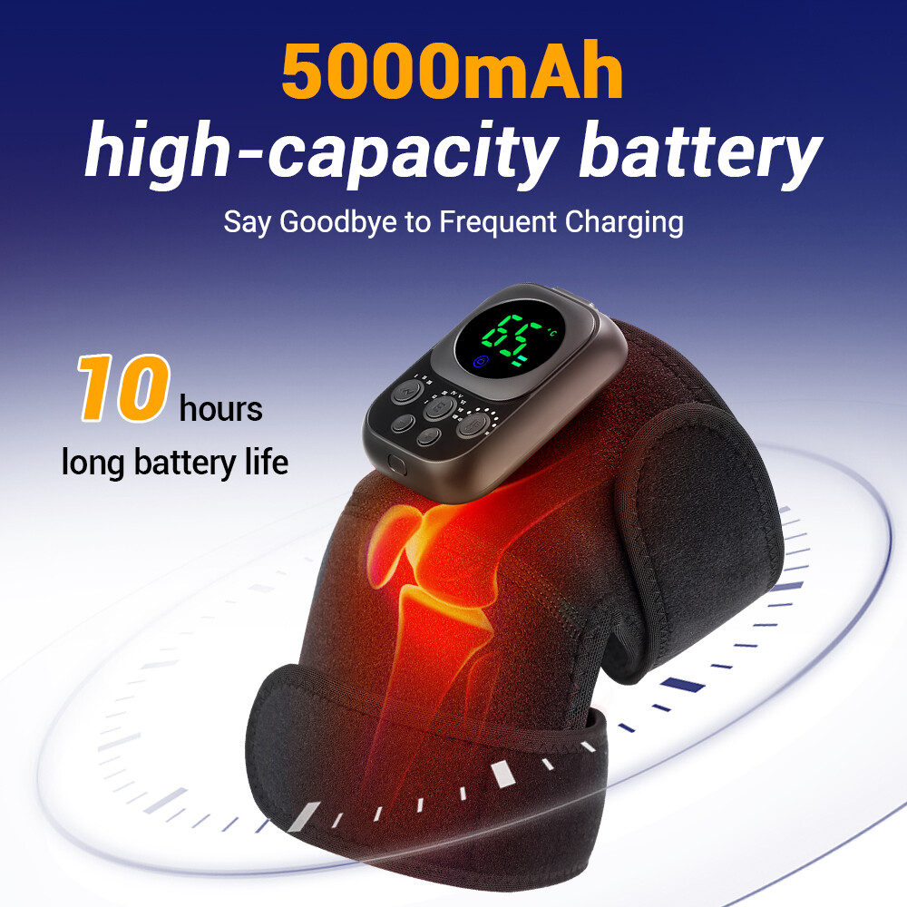 Electric Knee/Shoulder Massager Heat Physiotherapy Pain Relief Vibration Machine
