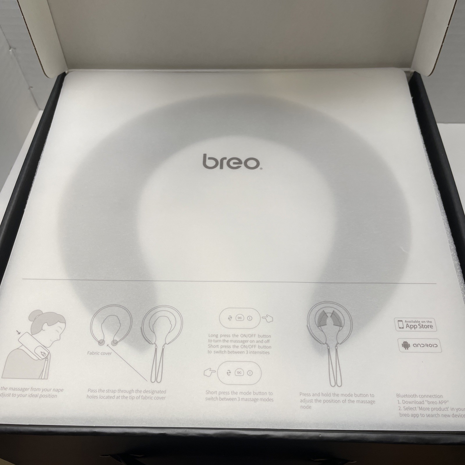 Breo iNeck3 Pro Electric Neck Massager with Heat Rechargeable Neck Massager