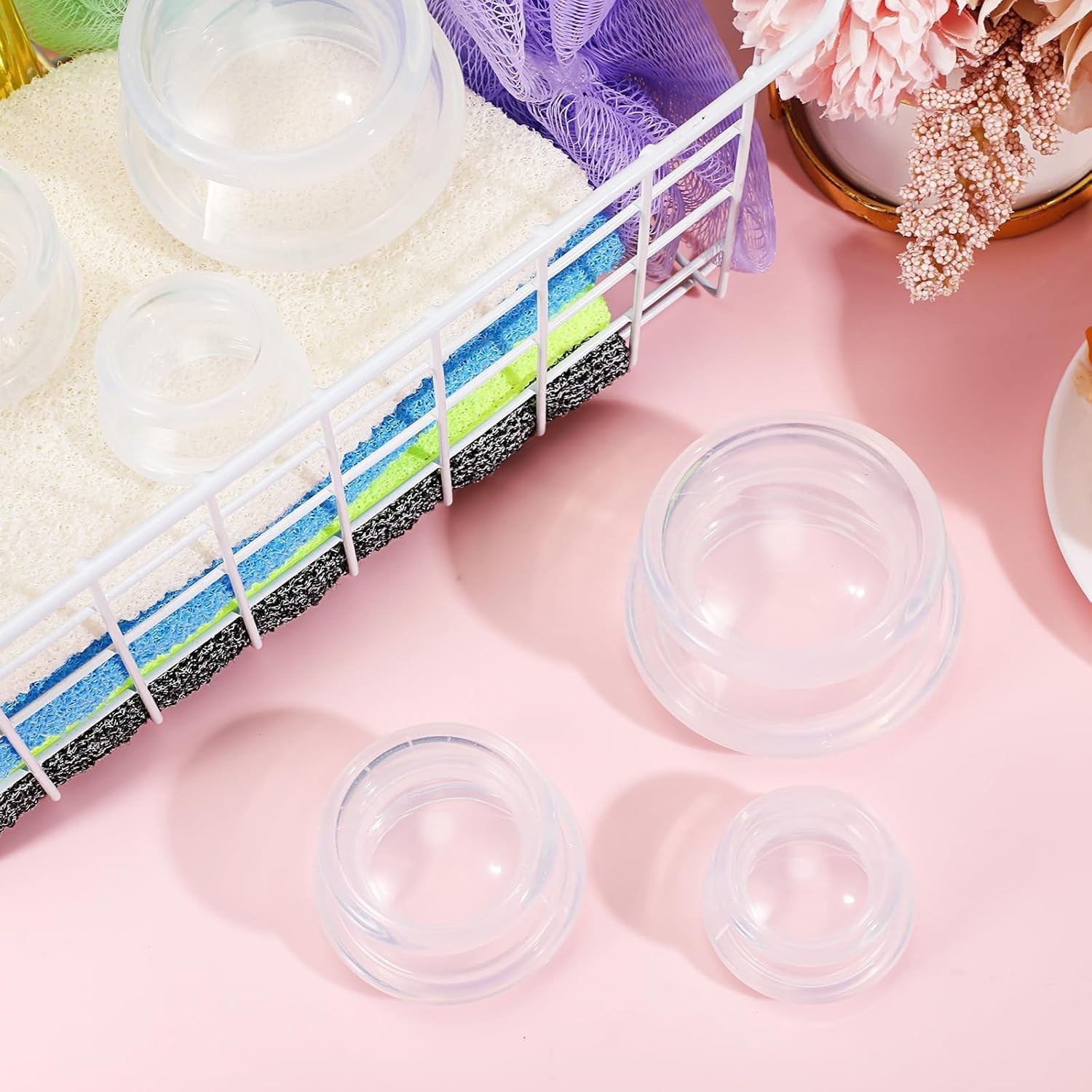 6 Pcs Cupping Kit for Massage Therapy 3 Sizes Silicone Cupping Set Chinese Ma…