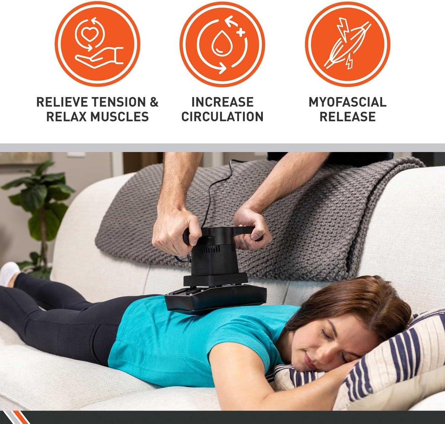Therapeutic Dual Speed Professional Vibrating Massager for Pain & Aching Muscle