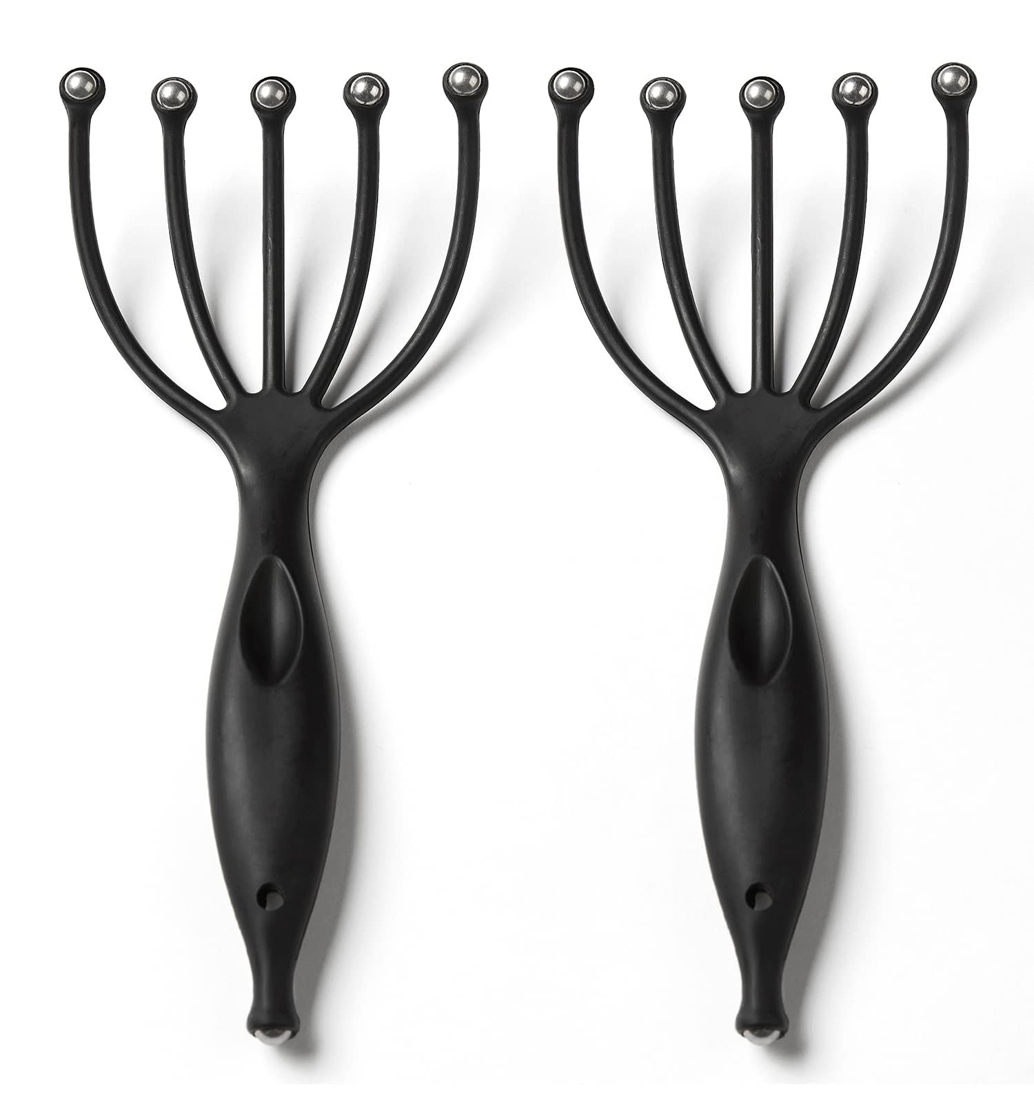 Lyanxinlei Head Massager,Protable Handheld SPA Scalp Massage Tool Black