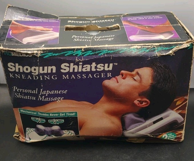 Homedics Shogun Shiatsu Kneading Massager SM-444 Portable Neck Back WORKING