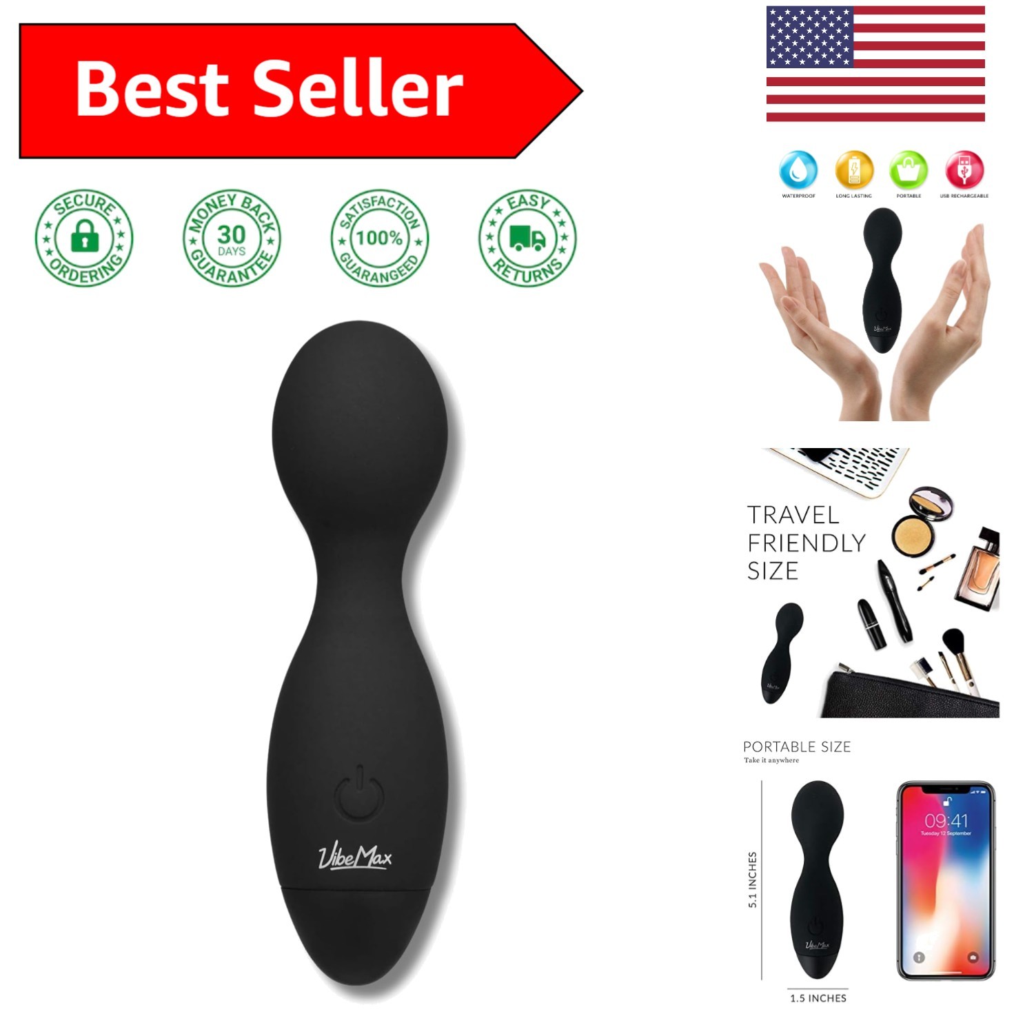 Lightweight Mini Massage Device – Whisper Quiet & Powerful Vibration Relief