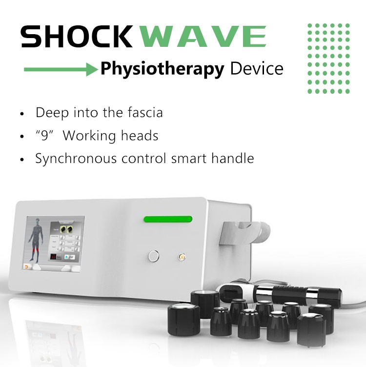 10Bar Pneumatic Shockwave ED Therapy Shock Wave Machine Deep Relief Chronic Pain