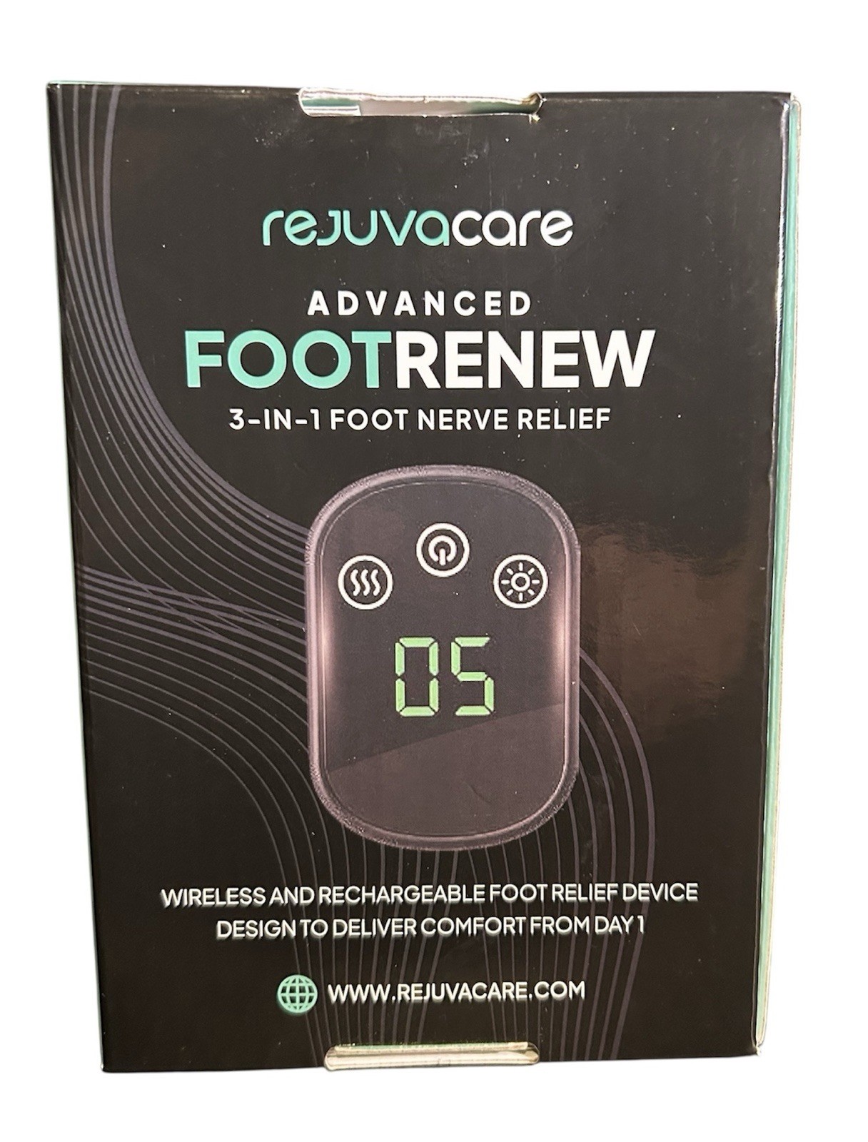 Rejuvacare Advanced Foot Renew 3-in-1 Foot Nerve Relief Nib New In Box
