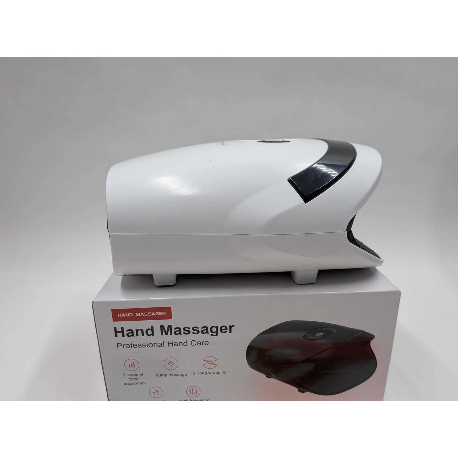 Smart Hand Massager NX-S168 White Heat Vibration Air Compression Cordless S168