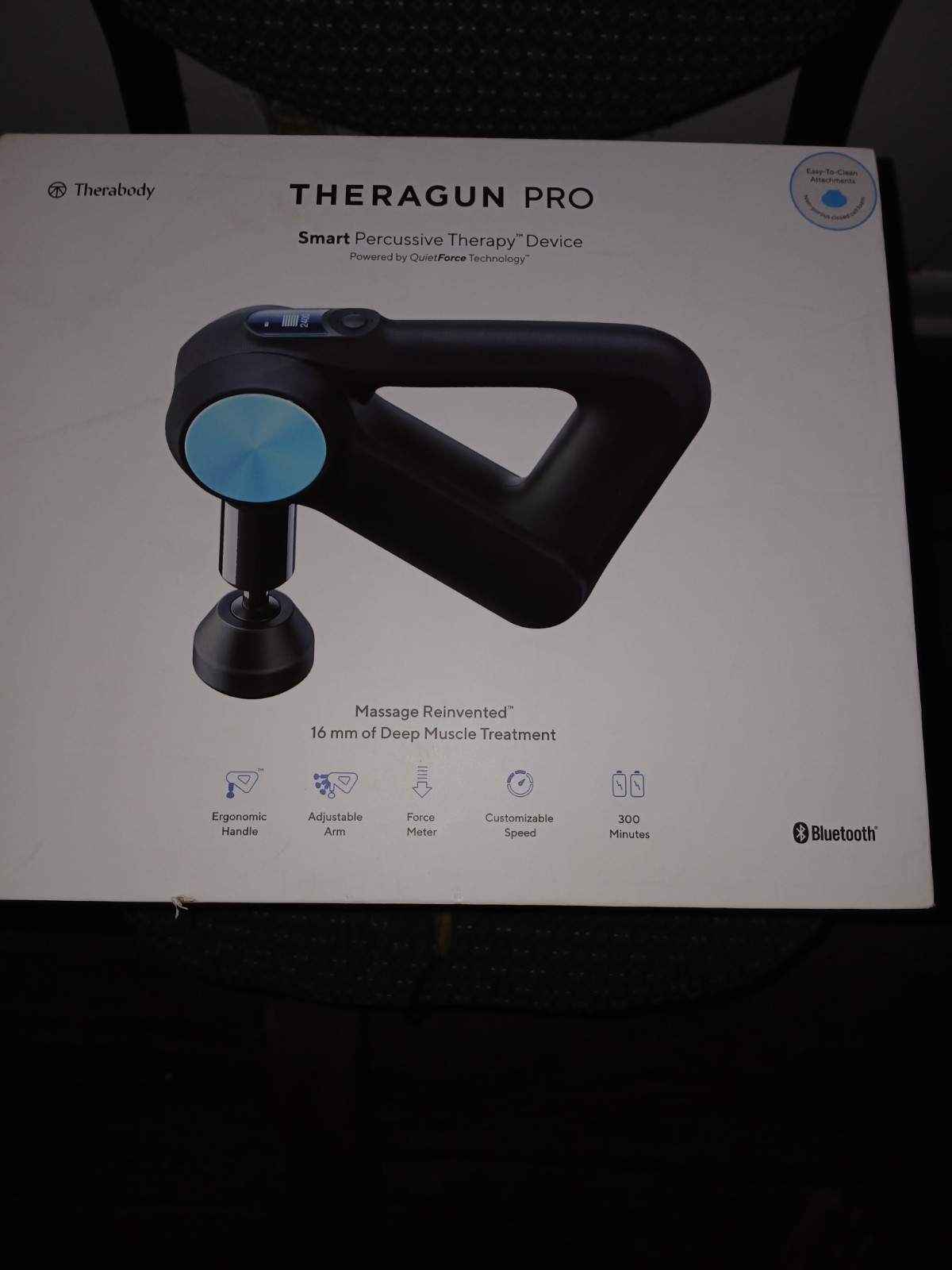 Therabody Theragun Pro Percussive Massage Gun Black 6 Heads Case – LIGHTLY USED