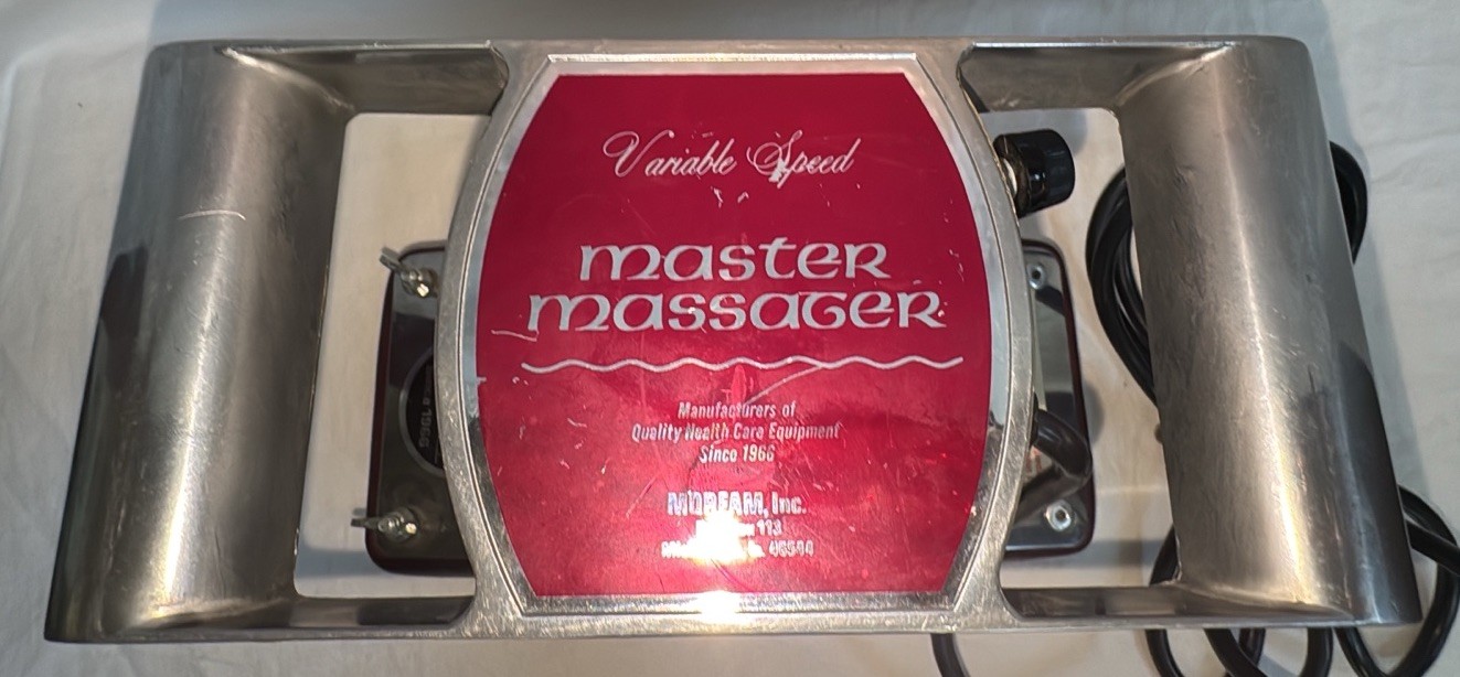 Vtg MORF-AM Inc Deep Tissue Master Massager Variable Speed Model M73-625A WORKS!