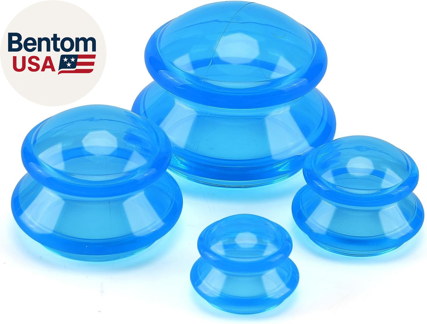 Silicone Cupping Therapy Set, Professional Studio and Home Cupping Set Massage T