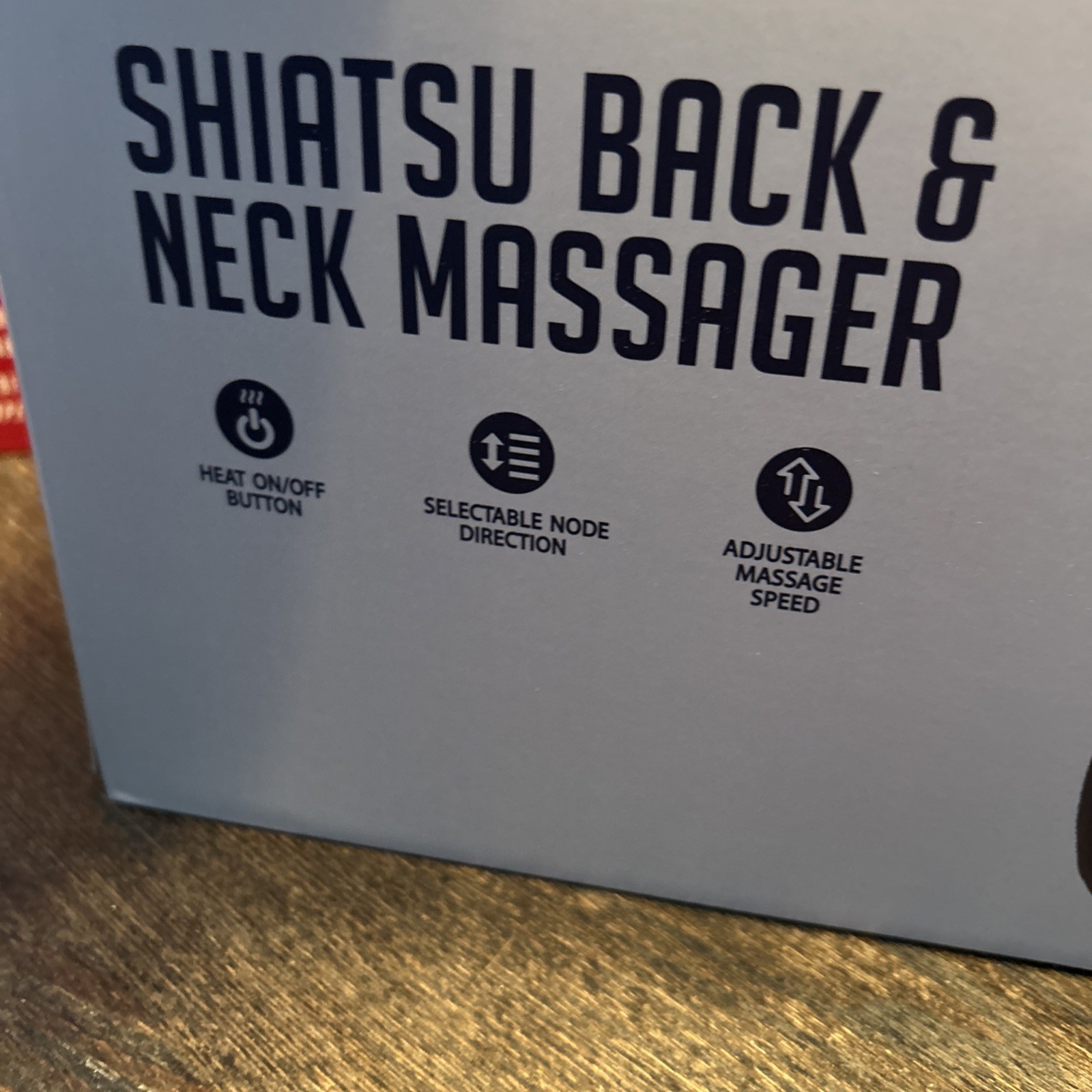 DAILY LIFE SHIATSU BACK & NECK MASSAGER WITH HEAT / DEEP KNEADING / ZC-3002