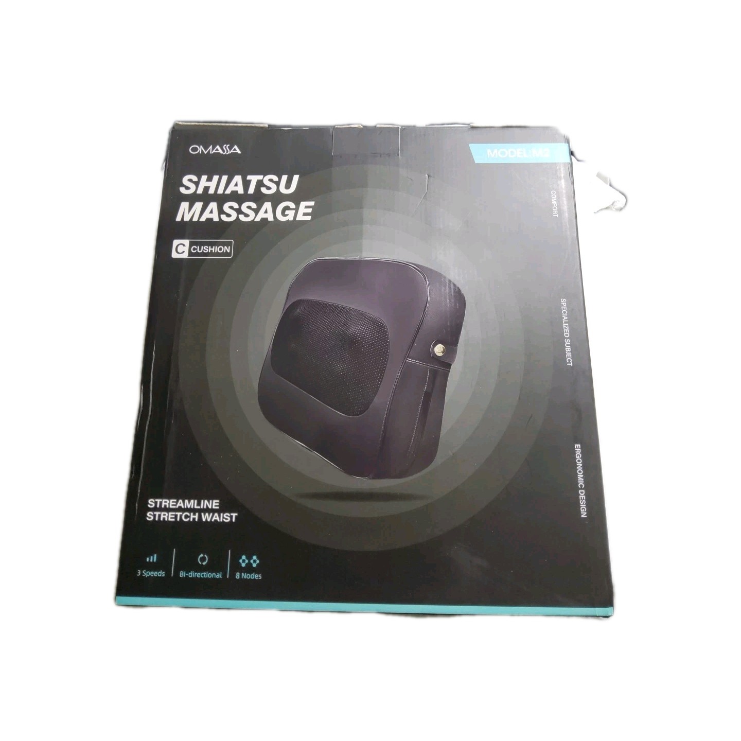 Omassa Back Model:M2 Shiatsu Massager With Heat Streamline Stretch Waist