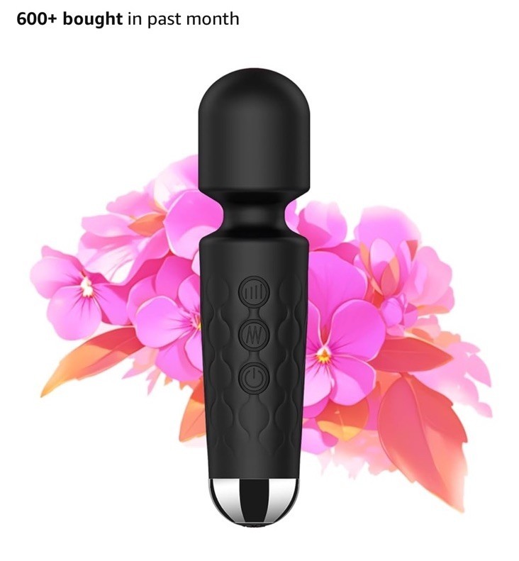 Rechargeable Mini Electric Massager for Foot and Arm Muscle Relief (Black)
