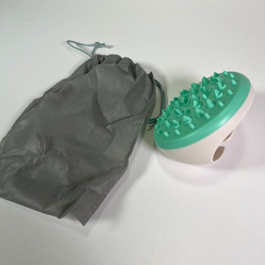 Silicone Handheld Anti-Cellulite Massager Body Scrubber (Green) Lot of (2x) NEW!