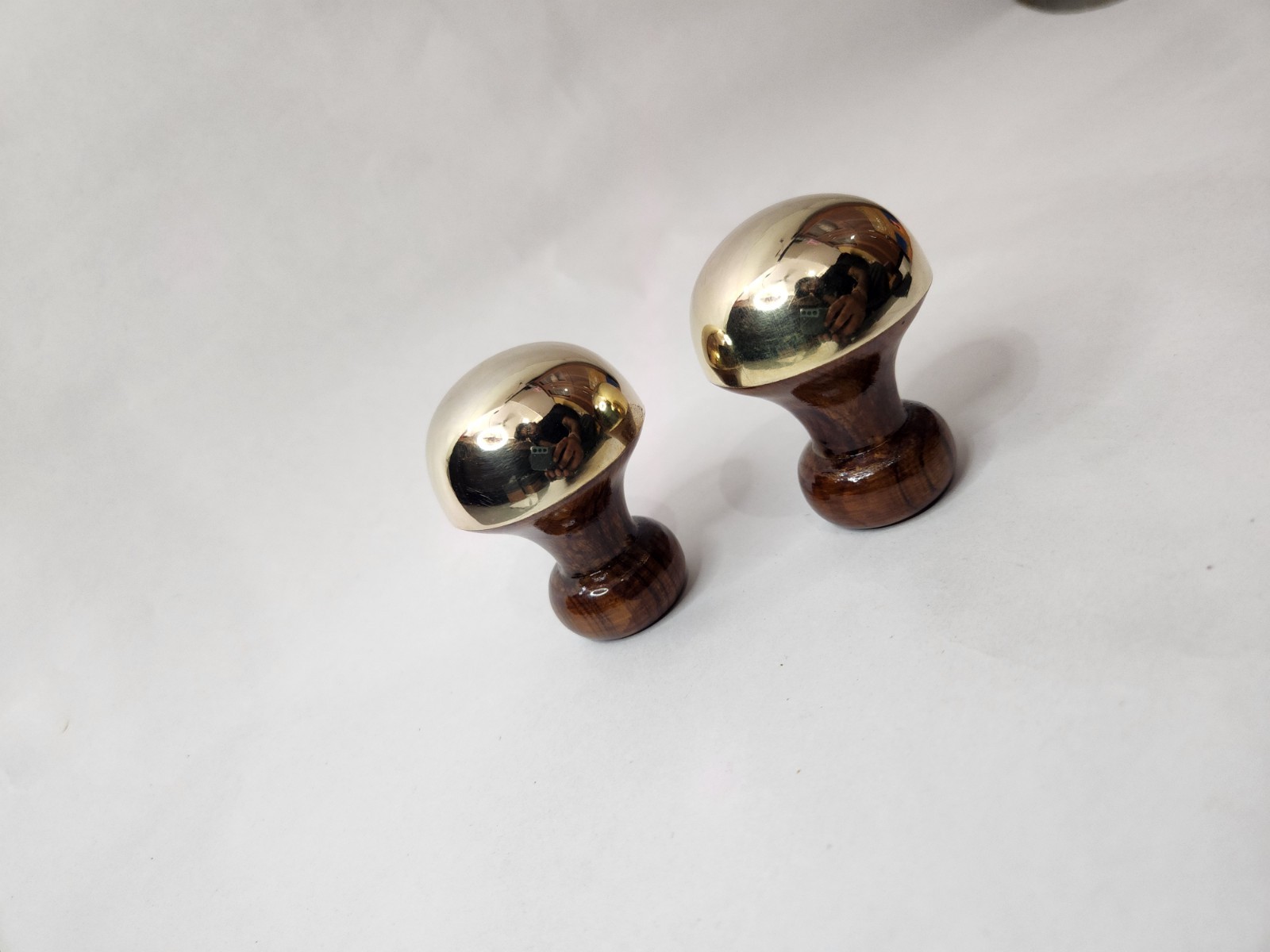 Handmade Mushroom Shaped Kansa Eye Flowies for Ayurvedic Massage