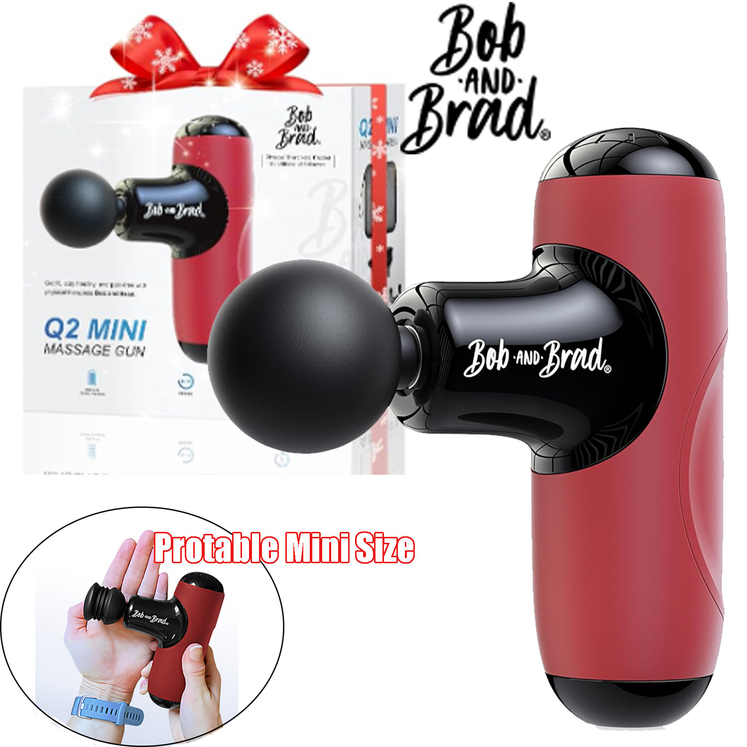 Bob And Brad Mini Massage Gun Percussion Massager Deep Tissue Muscle Lowly Noise