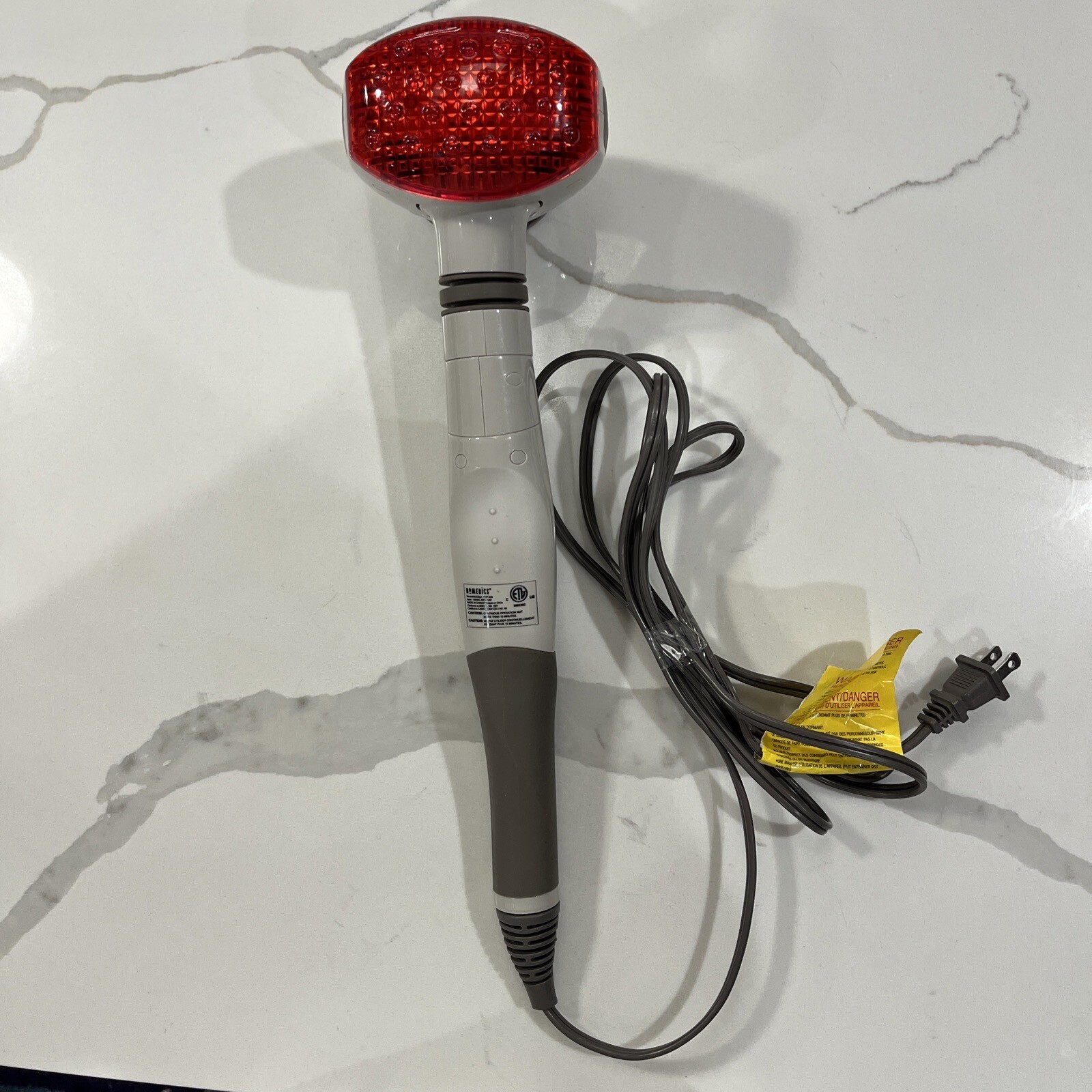 Homedics HHP-230 Handheld Massager with Heat Excellent Condition -Tested-