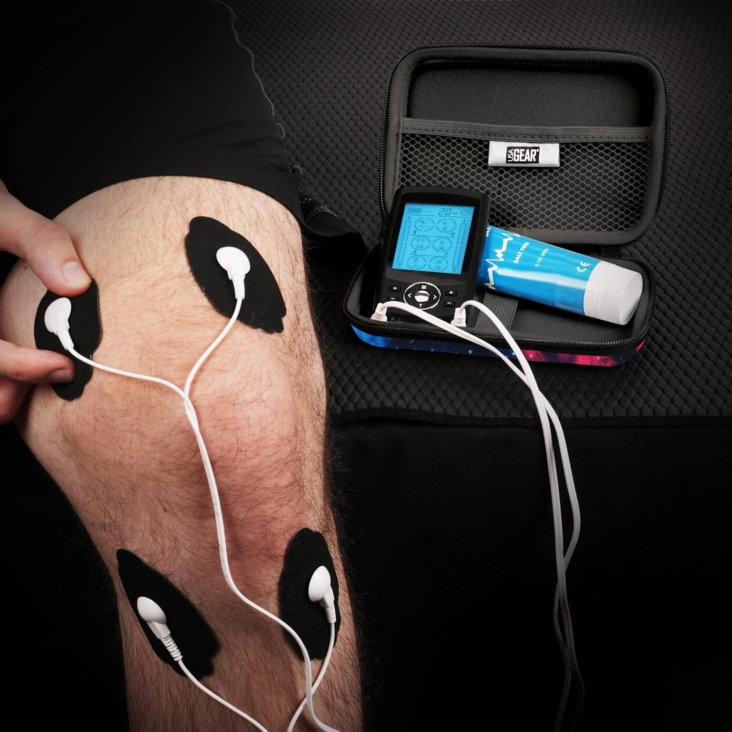 Scratch-Resistant TENS Unit Travel Case for Belifu, HiDow & AUVON Devices