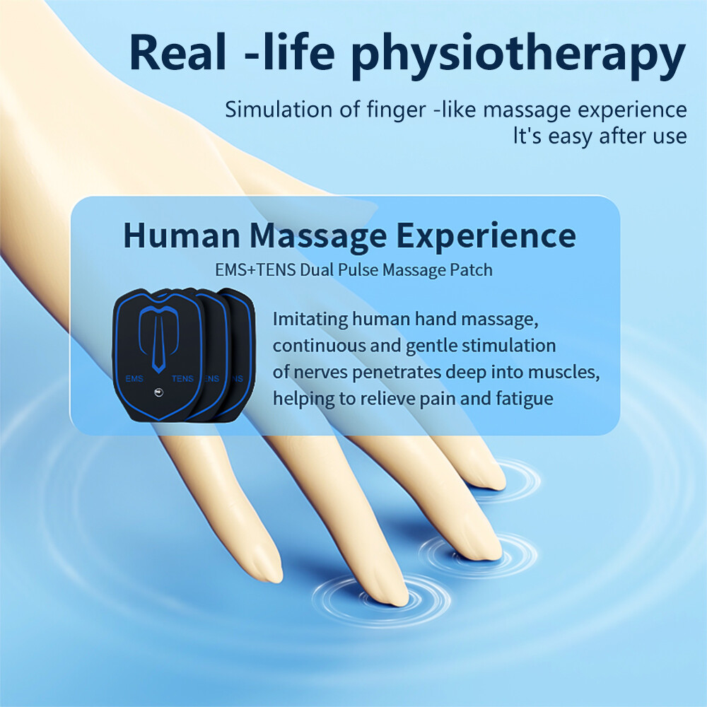 6 Modes Tens Unit Muscle Therapy Pain Relief Stimulator Machine Pulse Massager