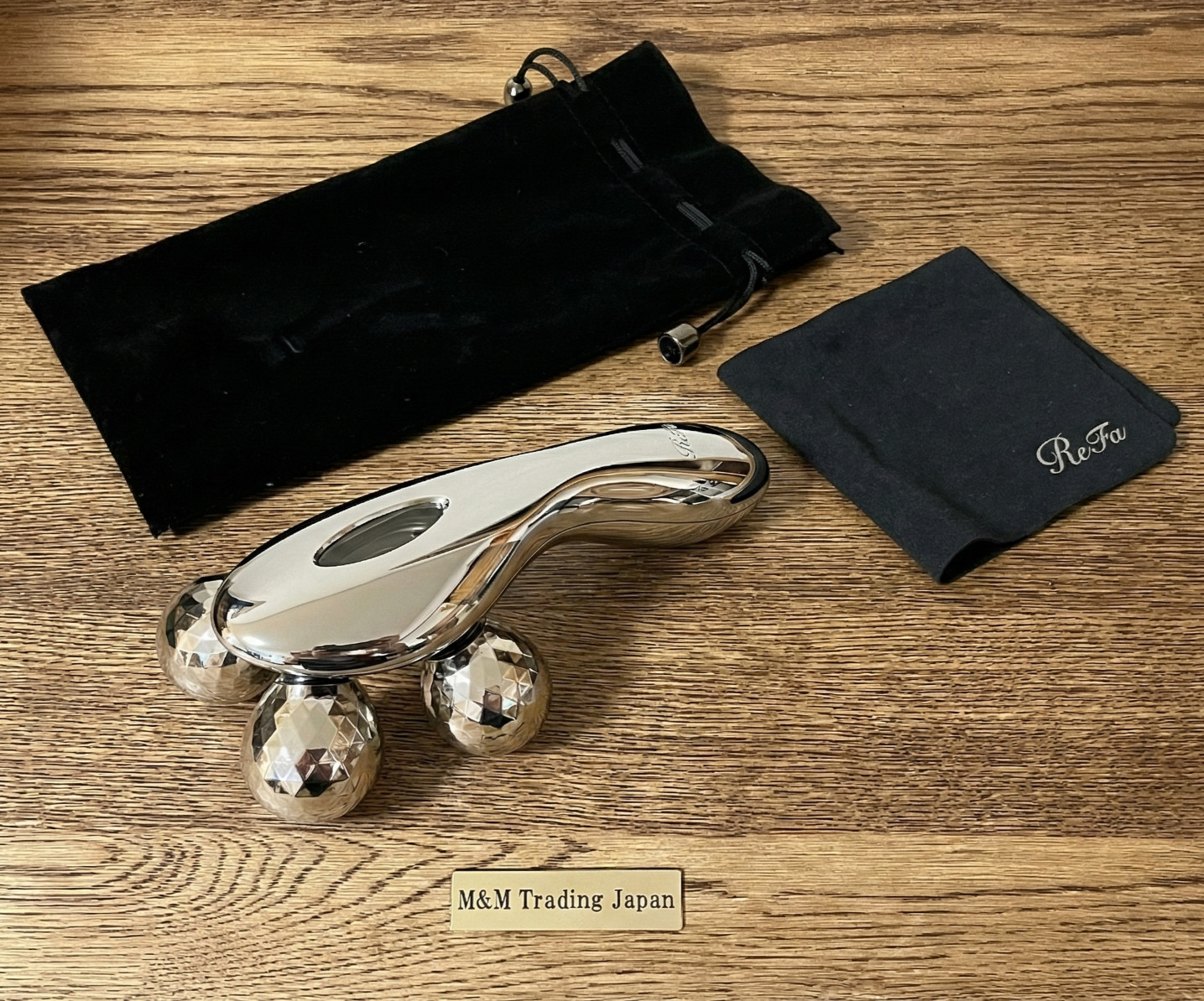 ReFa 4 CARAT Platinum Electronic Roller RF-FC1932B 100% Genuine MTG Massager