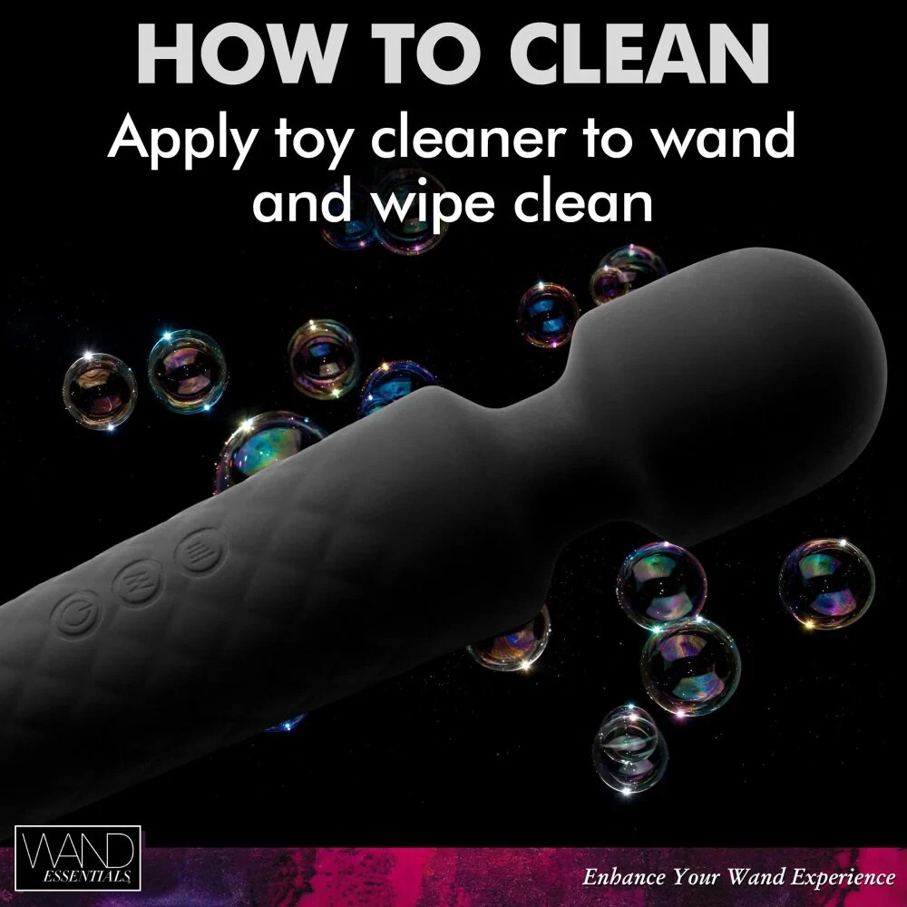 18X Luxury Silicone Travel Vibrating Massage Wand Massager USB Rechargeable Esse
