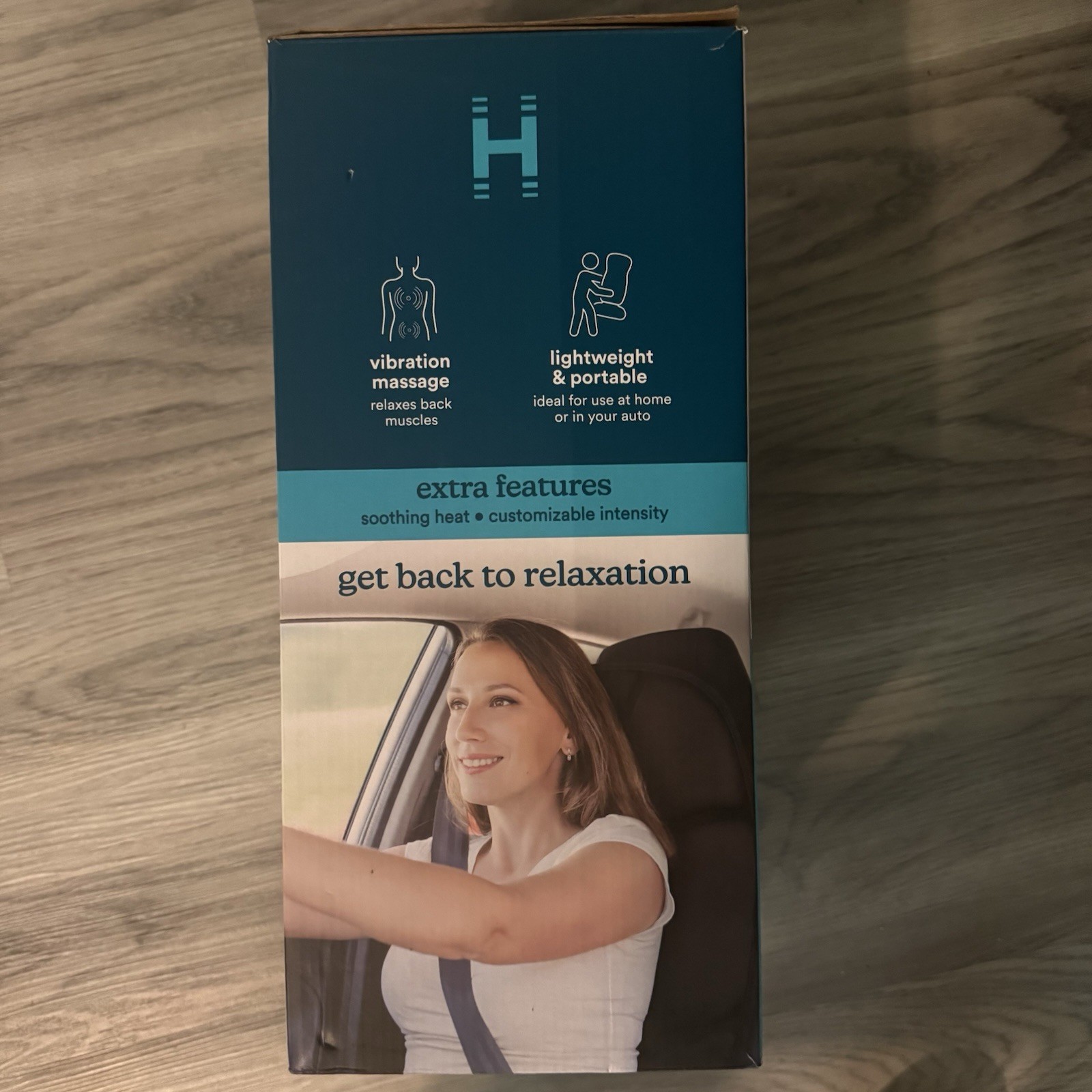 HoMedics VC-110H-BK Portable Travel Massage Cushion Brand New