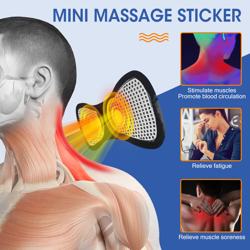Electric Pulse Massager full body Muscle Stimulator Pain Relief Therapy Machine